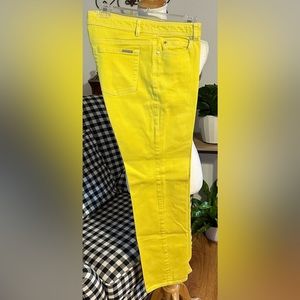 Michael Kors Size 10 Yellow Jeans